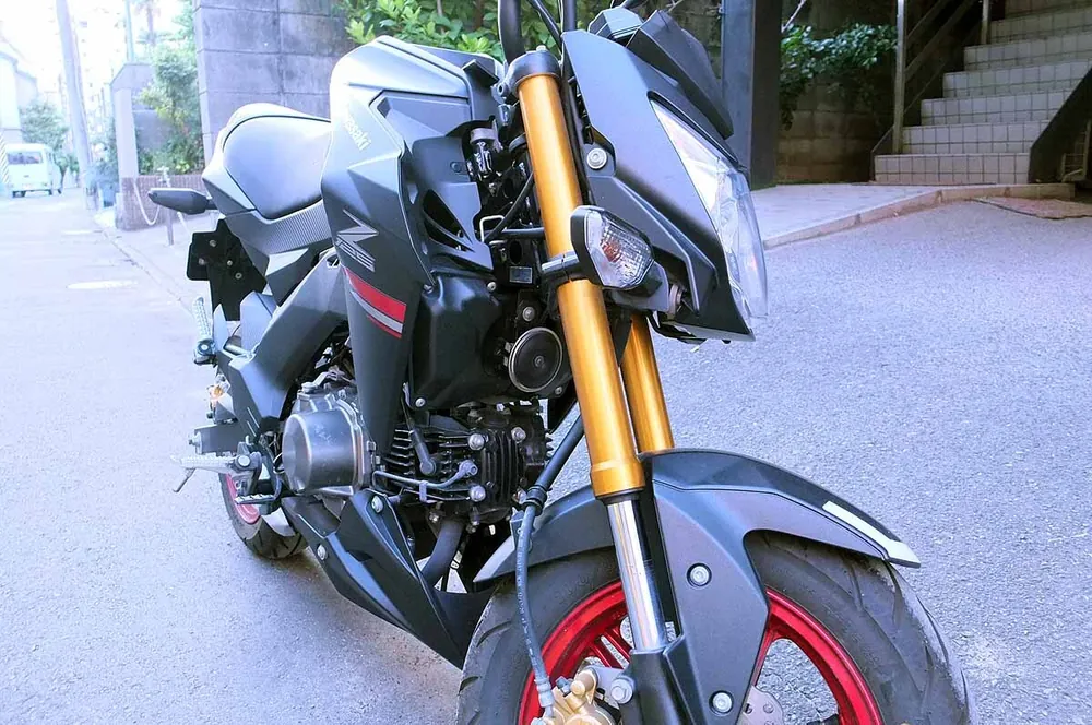 Kawasaki Z125 PRO из Японии, фото 5