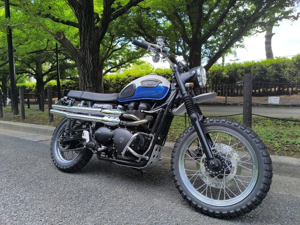 Triumph Scrambler из Японии, фото 2