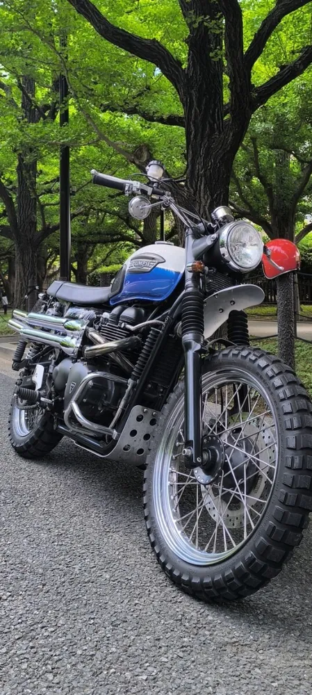 Triumph Scrambler из Японии, фото 3
