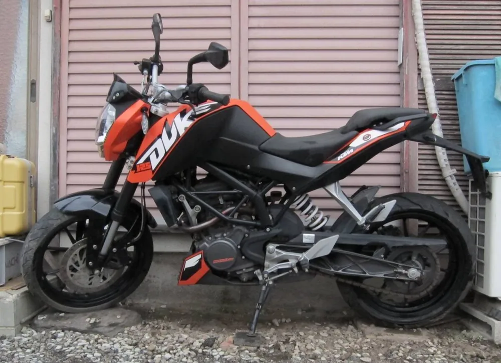 KTM 125 Duke из Японии, фото 2