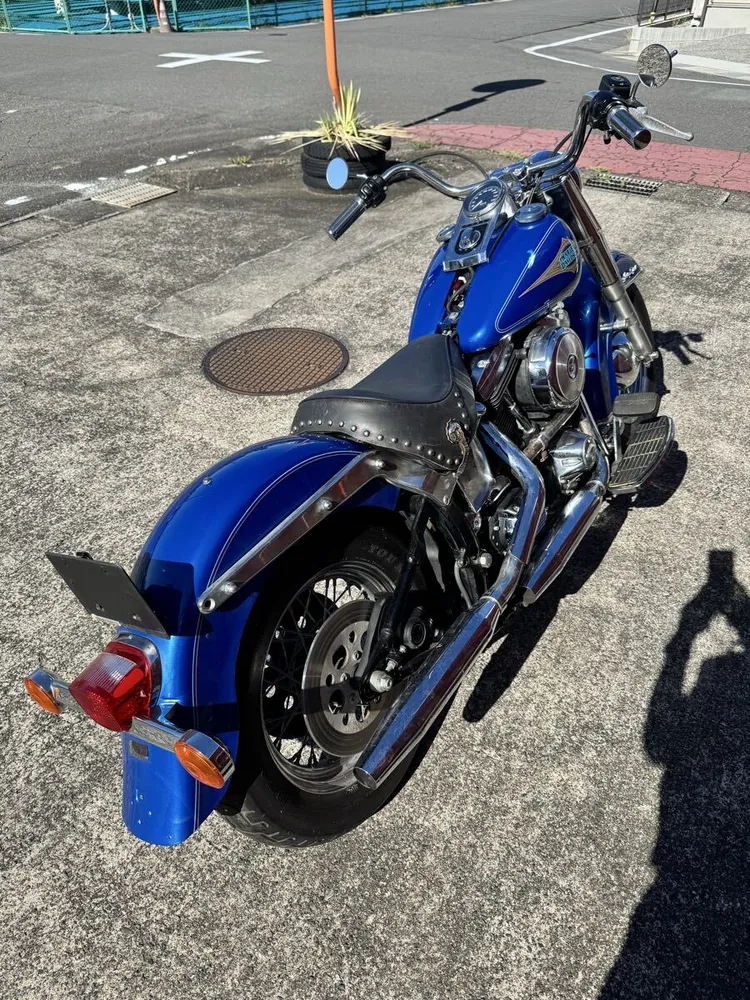 Harley-Davidson FLSTC из Японии, фото 8