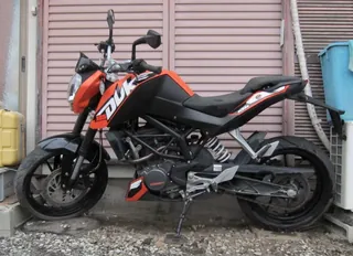 KTM 125 Duke из Японии, фото 2